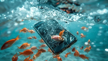 Mon smartphone est tombé à l'eau, que faire ? 