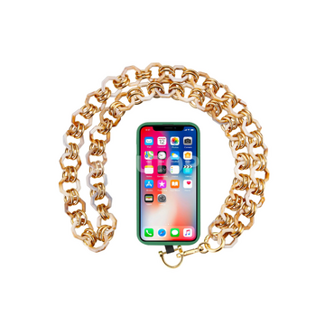 tour de cou bijoux marbre doré