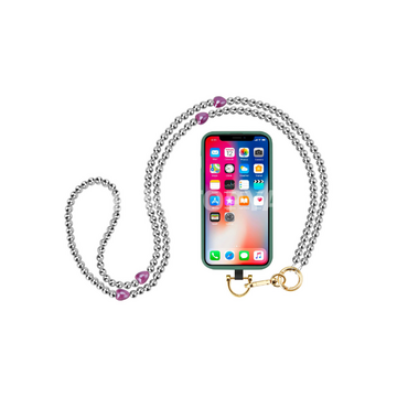 tour de cou bijoux perles coeurs